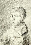 Caspar David Friedrich Self-Portrait oil painting on canvas